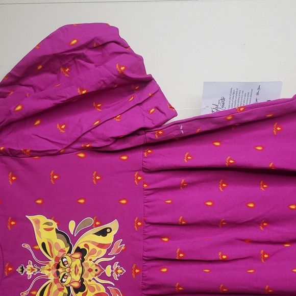 Disney Encanto Geometric Shapes Puff Sleeves  Layer Dress - Picture 5 of 7